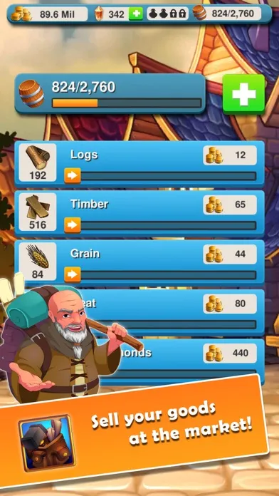 Tangkapan layar Idle Crafting Kingdom