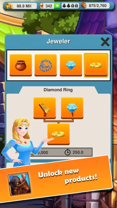 Tangkapan layar Idle Crafting Kingdom