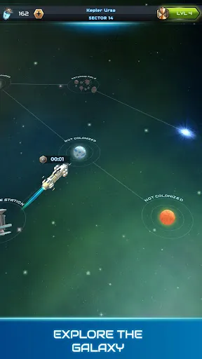 ภาพหน้าจอของ Galactic Colonies