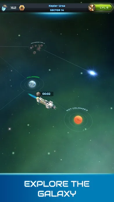 Tangkapan skrin Galactic Colonies