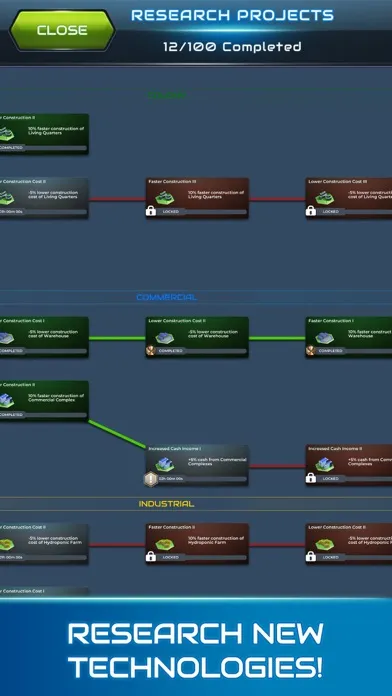 Tangkapan skrin Galactic Colonies