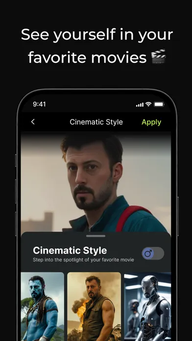 Zrzuty ekranu AlterMe: AI Portrait Generator