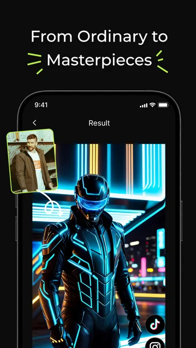 Zrzuty ekranu AlterMe: AI Portrait Generator
