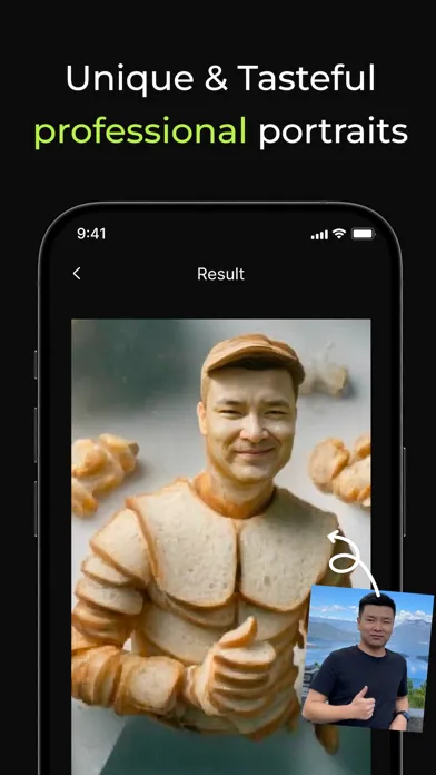 Zrzuty ekranu AlterMe: AI Portrait Generator
