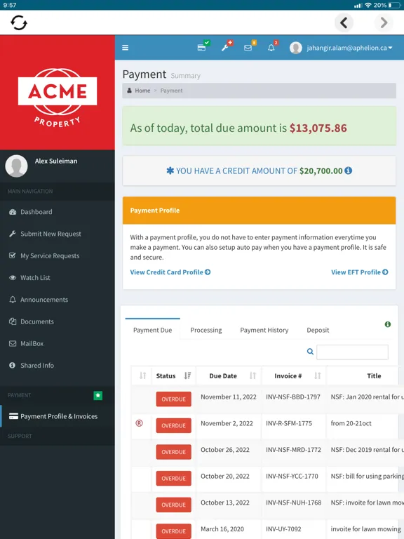 Скриншоты Mi Property Portal iPad 