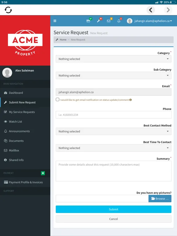 Скриншоты Mi Property Portal iPad 