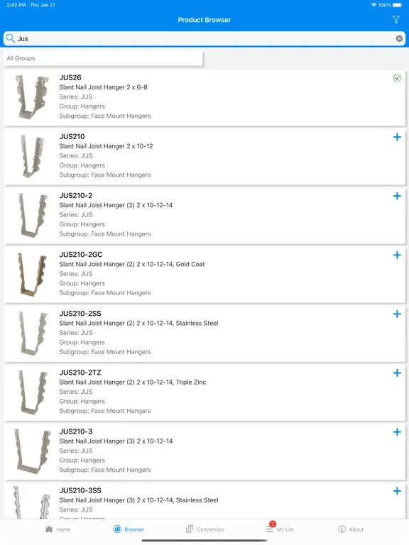 MiTek Builder Products iPad  স্ক্রিনশট