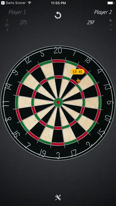 Capturas de tela do Darts Score Board Lite