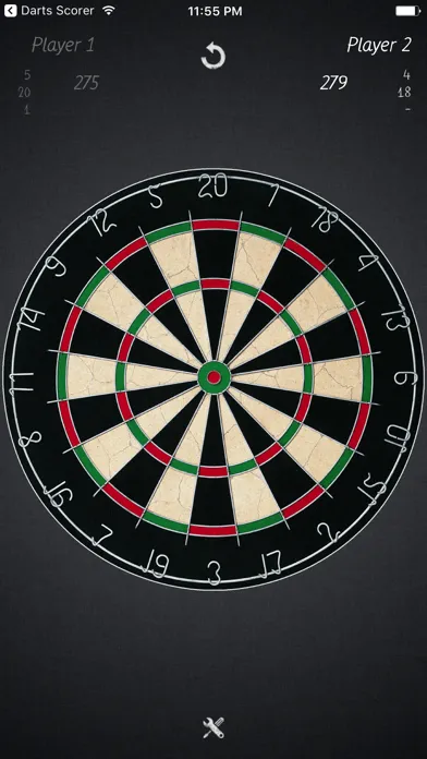Capturas de tela do Darts Score Board Lite