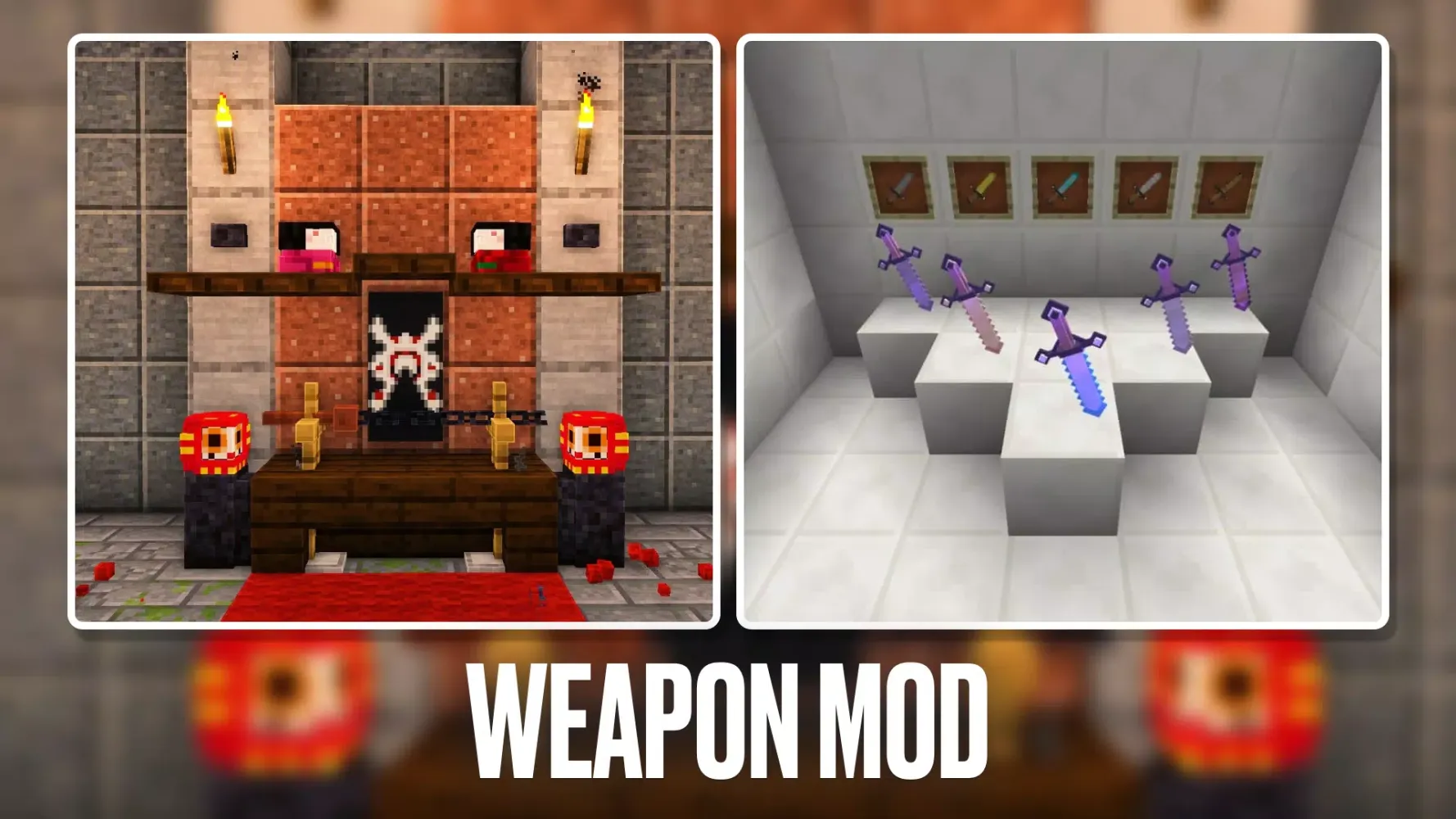 Captures d'écran de Katana Sword for Minecraft Mod