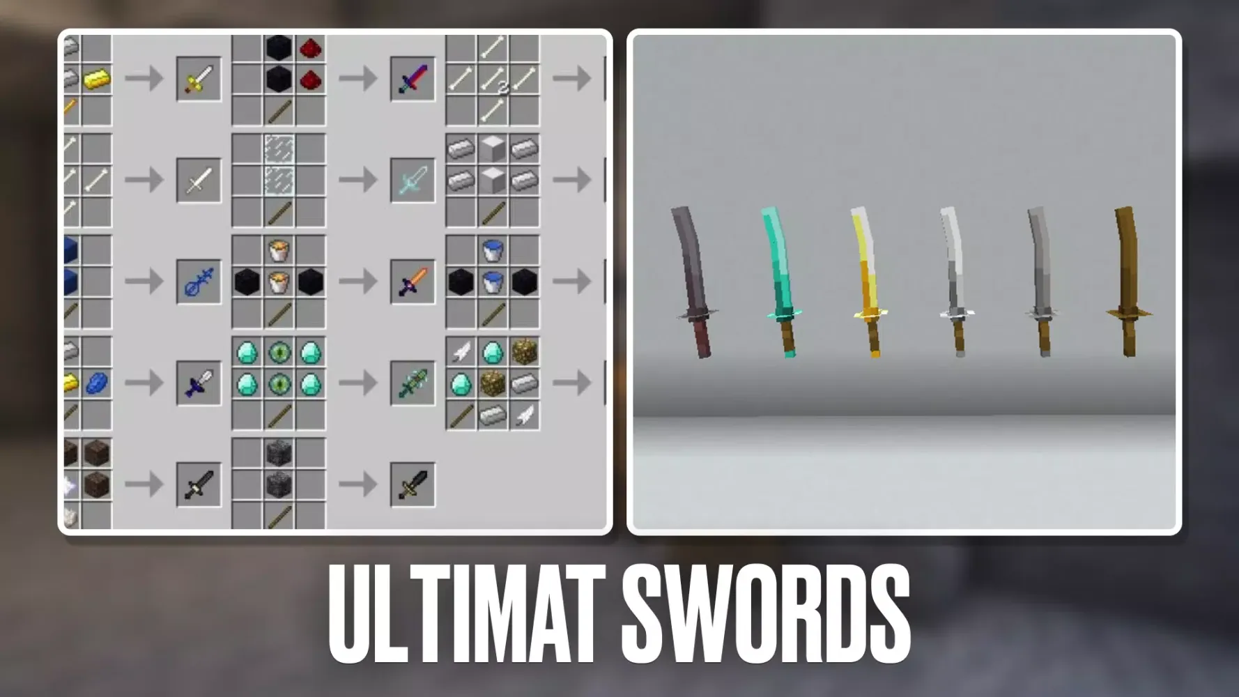 Captures d'écran de Katana Sword for Minecraft Mod