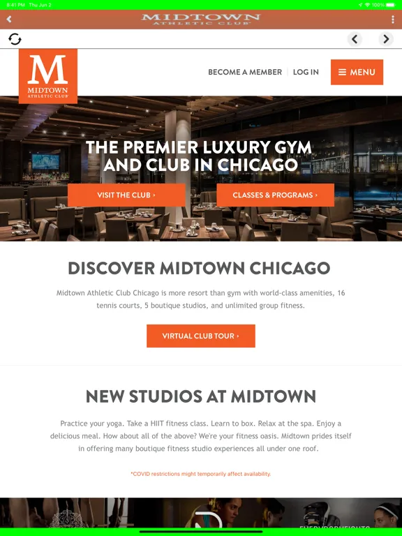 Midtown Chicago iPad  Screenshots
