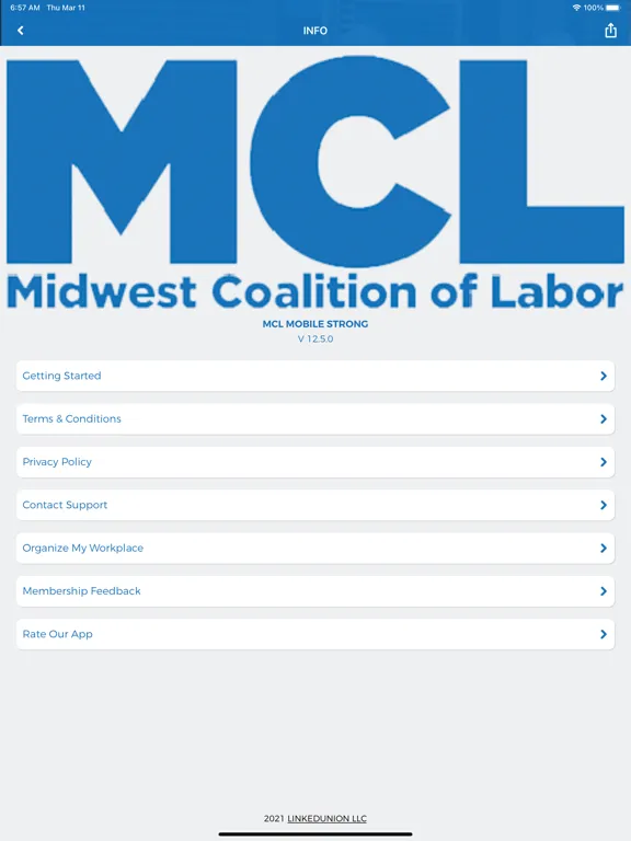 National Coalition of Labor iPad 应用截图
