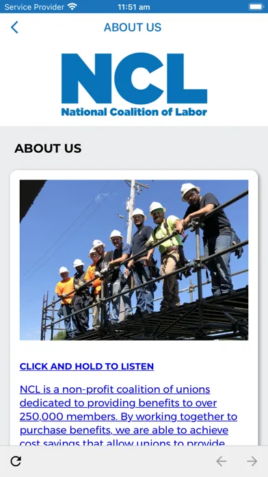 National Coalition of Labor应用截图