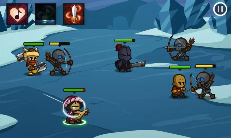 Capturas de tela do Battleheart