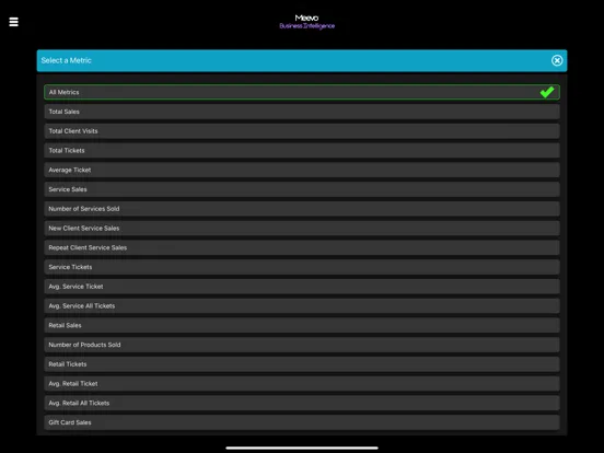 Meevo Business Intelligence iPad  سکرین شاٹس