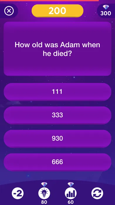 Captures d'écran de Bible Quiz Game!