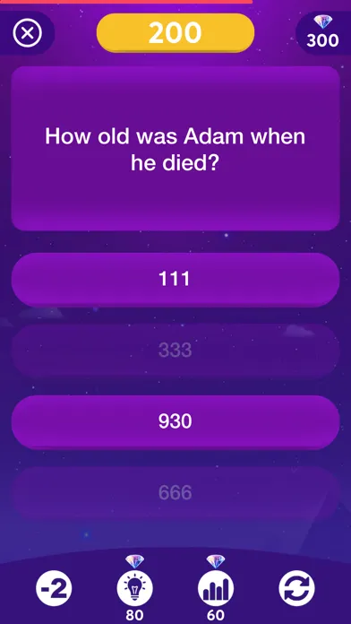 Captures d'écran de Bible Quiz Game!