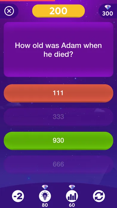 Captures d'écran de Bible Quiz Game!