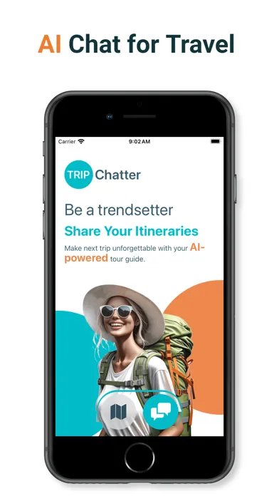 Capturas de pantalla de TRIPChatter AI Travel Chat