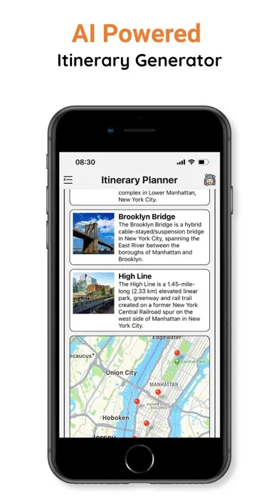 Capturas de pantalla de TRIPChatter AI Travel Chat