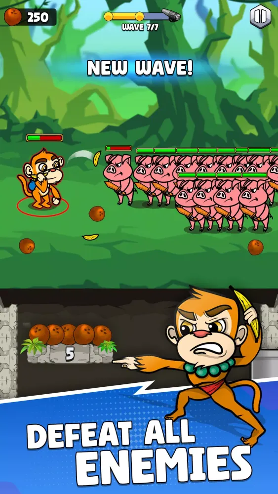 Screenshot di Monkey Mayhem