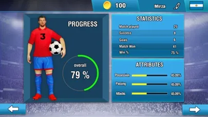 Capturas de tela do Soccer League : Football Games