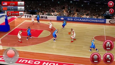 Capturas de pantalla de Real Dunk Basketball Games