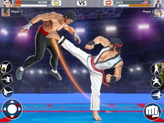 Capturas de tela do Kung Fu Karate: Fighting Games iPad 