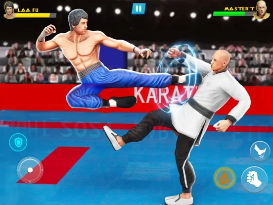 Capturas de tela do Kung Fu Karate: Fighting Games iPad 