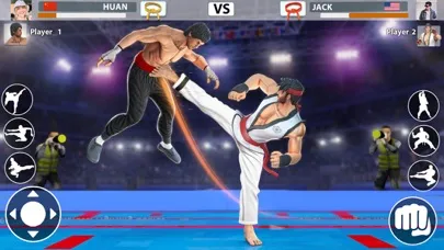 Capturas de tela do Kung Fu Karate: Fighting Games