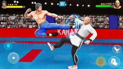 Capturas de tela do Kung Fu Karate: Fighting Games