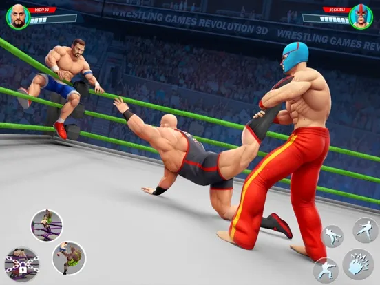 Zrzuty ekranu Wrestling Games Revolution 3D iPad 