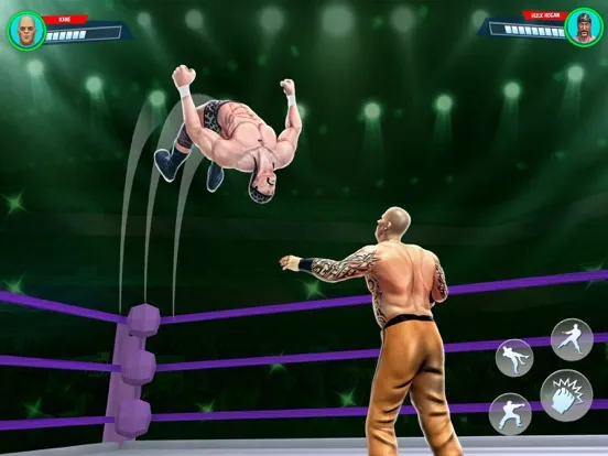 Zrzuty ekranu Wrestling Games Revolution 3D iPad 