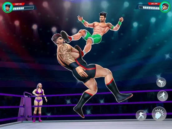 Zrzuty ekranu Wrestling Games Revolution 3D iPad 