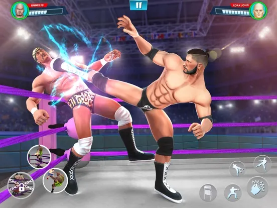 Zrzuty ekranu Wrestling Games Revolution 3D iPad 