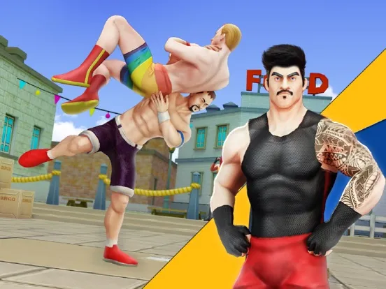 Zrzuty ekranu Wrestling Games Revolution 3D iPad 