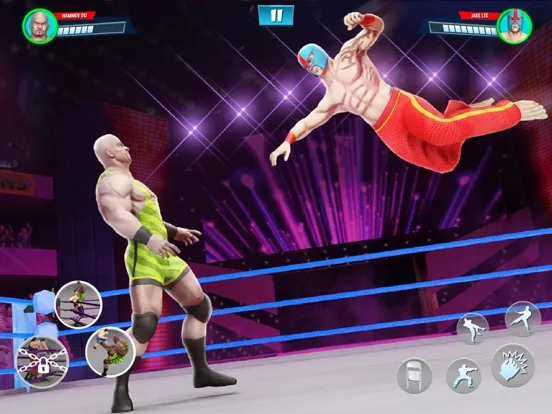 Zrzuty ekranu Wrestling Games Revolution 3D iPad 
