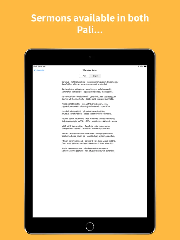 Capturas de pantalla de Mirror of Dhamma iPad 