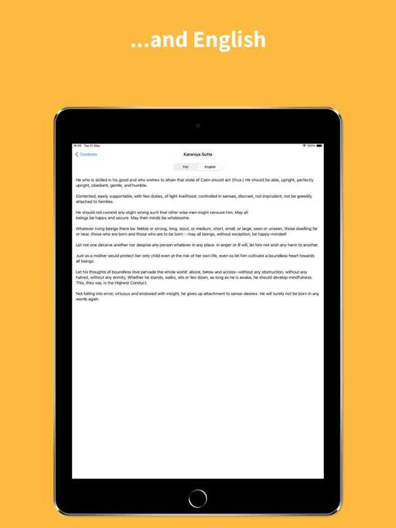 Capturas de pantalla de Mirror of Dhamma iPad 