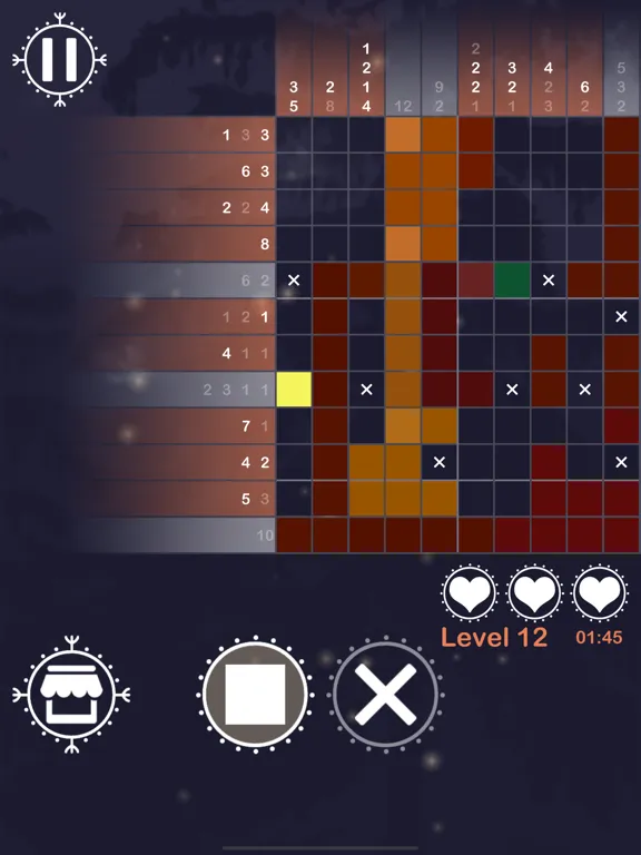 Nonogram From Long Ago iPad  Screenshots