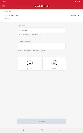 Tangkapan skrin Mission Fed Banking for Tablet