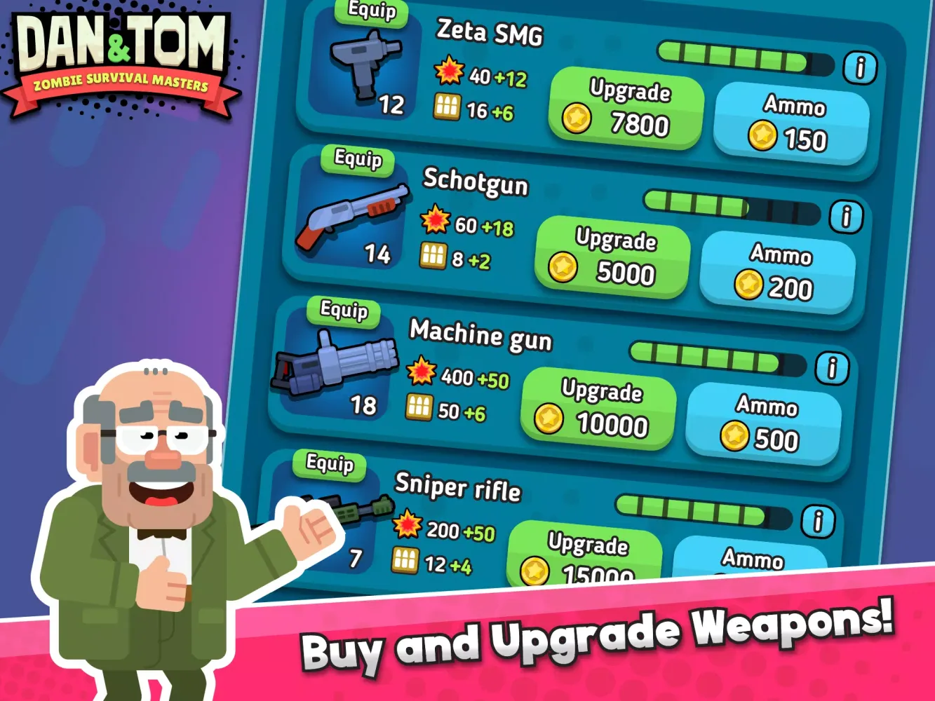 Capturas de tela do Dan and Tom: Survival Masters