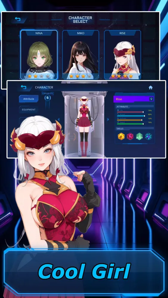 Capturas de pantalla de War of Girls 18+