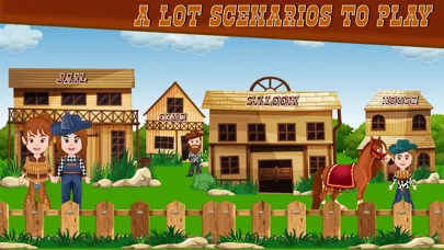 Pretend Play Cowboy Town Life Ekran Görüntüleri
