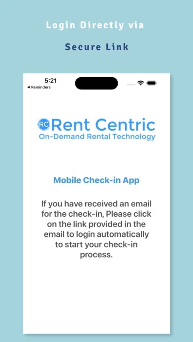 Mobile Pre-Check-in應用截圖