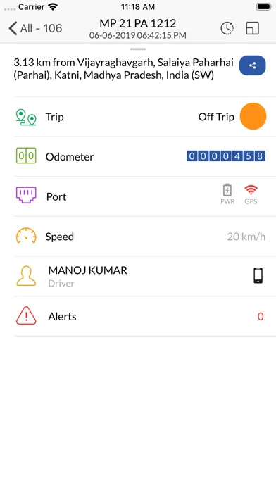 Mobitrack Manager Screenshots