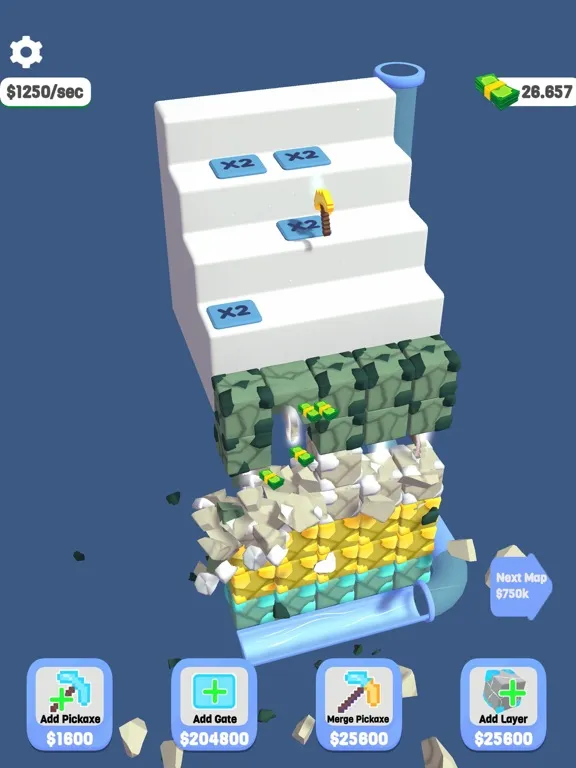 Miner Stairs iPad  Screenshots