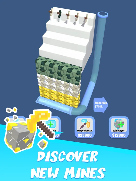 Miner Stairs iPad  Screenshots