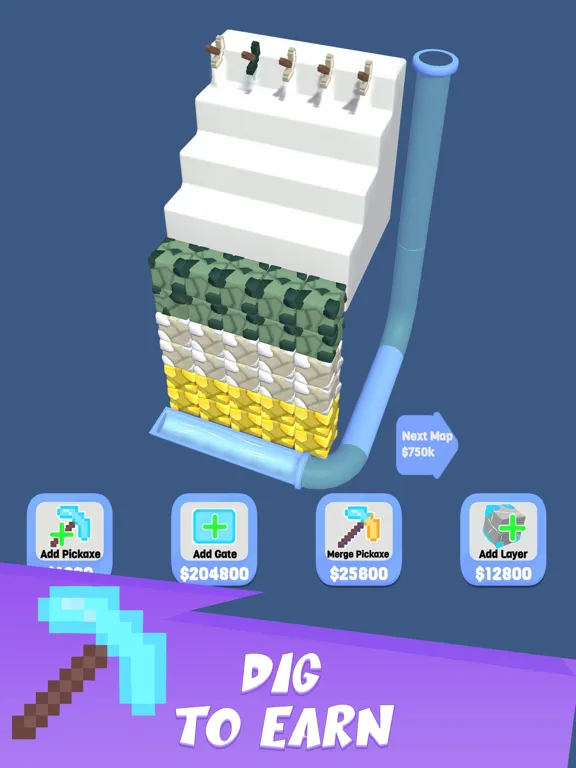 Miner Stairs iPad  Screenshots